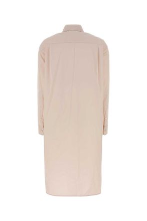 Jil Sander Womens Light Pink Poplin Shirt Dress Seashell Exterior: Cotton Abiti