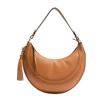 Lancel Borsa Hobo M Zip - - Bags - Donna - Marrone - ONE SIZE