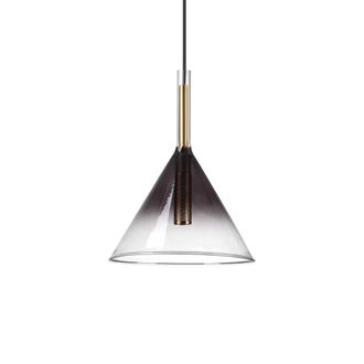 Netlighting Empire Dome Cone Pendant Ceiling Light Black
