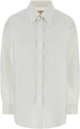 Marni White Regular Solid Shirt