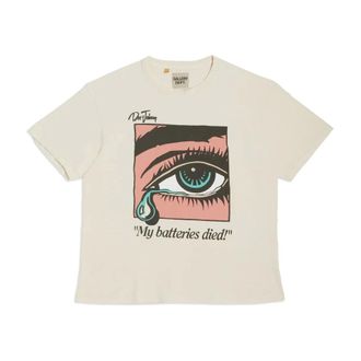 Gallery Dept. T-Shirts, male, Beige, S, Pop Art Sad Eye T-Shirt