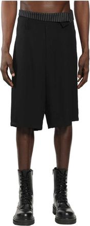 Yohji Yamamoto Hombre, Pantalones cortos, Negro, Talla: M