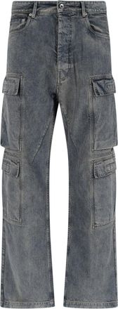 Rick Owens Jeans Ampi Double Cargo
