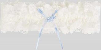 Lascana Strumpfband aus Spitze in Weiss, Größe 1