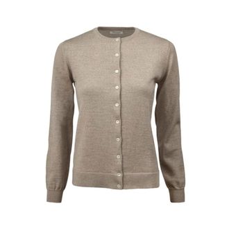 Stenstr&ouml;ms Cardigans, female, Beige, Size: XL Sigrid Cardigan