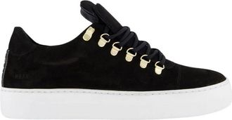 Nubikk Jagger Classic Fresh - Heren - Sneakers - Zwart - 41 EU - Leer - Schoenen