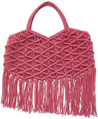 8 by YOOX ORGANIC COTTON FRINGED TOTE
