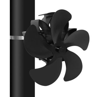 OEM Ventilador De Estufa De Le&ntilde;a, Ventilador De Estufa De Le&ntilde;a Magn&eacute;tico De 5 Aspas, Ahorro De Energ&iacute;a Y Silencioso Para Estufas De Le&ntilde;a, Chimeneas Y Hoga