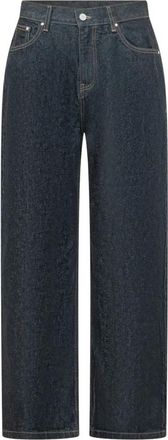 Arte Rechte Jeans met geborduurd logo - Heren - Regular Fit Jeans - Blauw - W34 - Katoen - Jeans