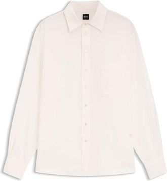 BOSS Relaxed-fit blouse with chest pocket