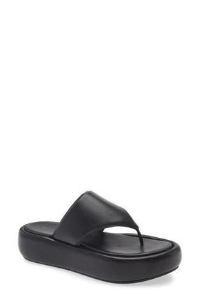 La Canadienne Gillie Platform Flip Flop in Black at Nordstrom Rack, Size 8.5