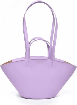Patrizia Pepe Handtas - Dames - Shoppers - Paars - ONE Size - Leer - Tassen