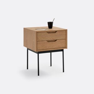 La Redoute Interieurs Nachtkastje 2 lades, Noyeto