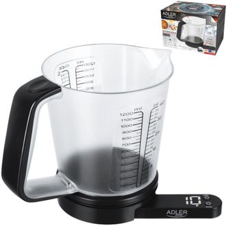 Adler Europe B&aacute;scula De Cocina Con Taza Ad 3178