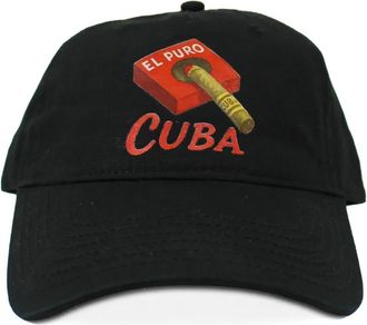 Melt Cappello da baseball con stampa - Nero