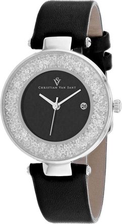 Christian Van Sant Womens Black dial Watch