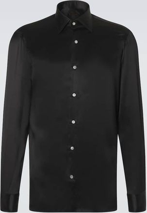 Rubinacci Silk satin shirt