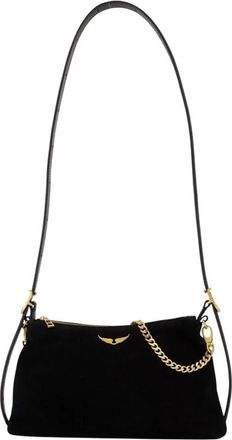 Zadig&Voltaire Jim Nano Schoudertas - Dames - Schoudertassen - Zwart - ONE Size - Leer - Tassen