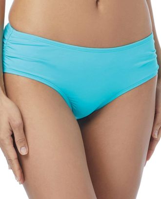 Coco Reef Larimar Side Shirred Tankini Bottom In Aqua