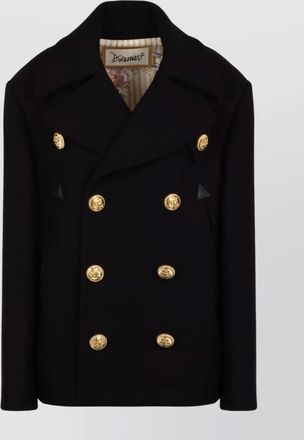 Dsquared2 peacoat in wool blend