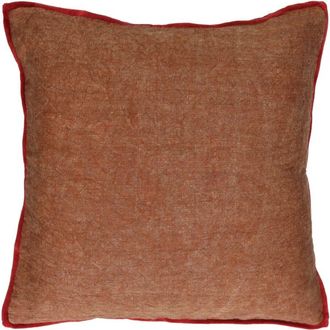 POMAX Coj&iacute;n de algod&oacute;n canela 45X45