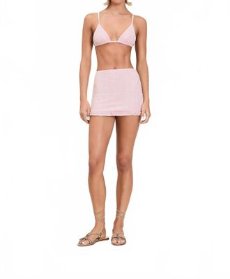 Devon Windsor Bianca Skirt In Rose Cream