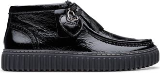 Clarks Torhill Heart in Black Leather