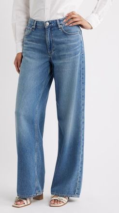 Rag & Bone Flexi Andi High Waist Wide Leg Jeans in Toni at Nordstrom, Size 34