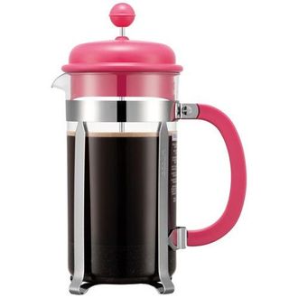 Bodum Caffettiera Cafetera De Prensa Francesa, 8 Tazas, 1,0 L, Rosa - 1918-539btr Bodum
