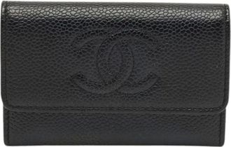 Chanel Pre-owned Wallets, female, Black, Size: ONE SIZE Pre-owned Vintage Wallet
