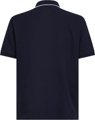 Gucci Mens Pique Polo Shirt Navy Blue Cotton T-shirts And Polos