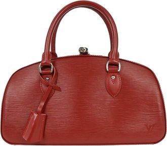 Louis Vuitton Jasmin Bag Epi Leather Red Leather Handbag (Pre-Owned)