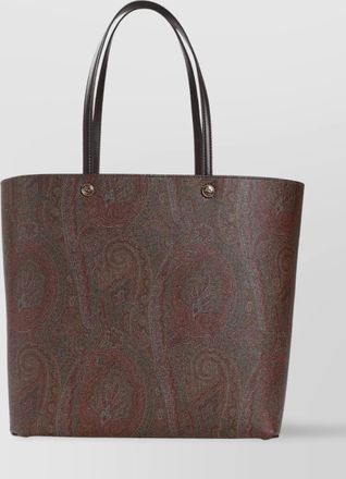 Etro paisley canvas tote bag