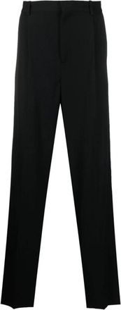 Botter Klassieke Pantalon met Plooi - Heren - Nette broeken - Zwart - S - Wol - Broeken