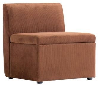 Nordlys Sofa with Terracotta Fabric in Red