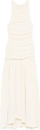 Bite Studios Evidente Shoulder midi dress - Neutrals