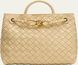 Bottega Veneta Andiamo Small Leather Top-Handle Bag