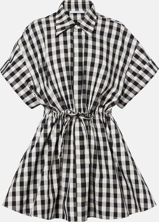 Givenchy Checked cotton-blend shirt dress