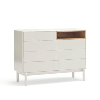 Teulat C&oacute;moda 7 cajones crema