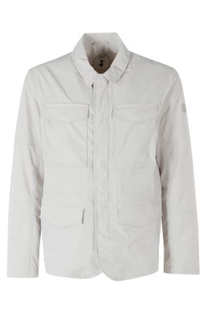 Save The Duck Rainy Beige Jago Four Pockets Shirt Collar Polyester Jacket