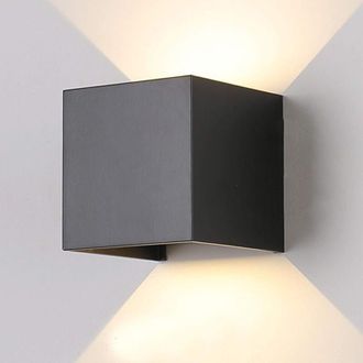 OEM Aplique De Pared Led Moderno De 12 W, 3000 K, Haz Regulable, Resistente Al Agua Ip65, Base De Aluminio, Ideal Para Pasillos, Salones, Dormitorios Y Ja