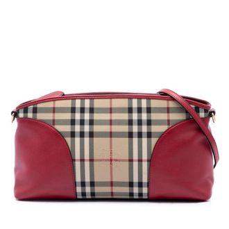 Burberry Pre-owned Burberry Haymarket Check Coated Canvas Chichester Crossbody Ladies DCT563D7MCDC6Q0O