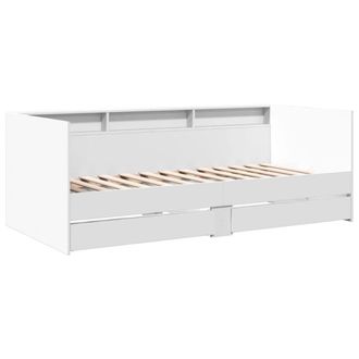 Berkfield Home Versatile Daybed with Drawers without Mattress White 90x190 cm Single