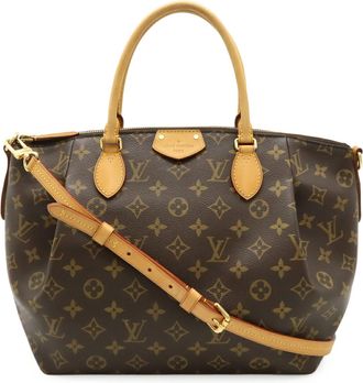 Louis Vuitton Black Brown Monogram Monogram Shoulder Bag Tote Bag (Pre-Owned)