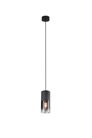 Trio Leuchten H&auml;ngeleuchte, Schwarz, Metall, Glas, 23-150 cm, beliebig k&uuml;rzbar, Lampen & Leuchten, Innenbeleuchtung, H&auml;ngeleuchten, Pendelleuchten