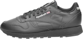 Reebok Classic Leather Sneakers - Heren - Fitnessschoenen - Zwart - 39 EU - Leer - Fitness