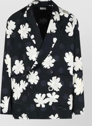 Dries Van Noten double breasted floral shirt style jacket