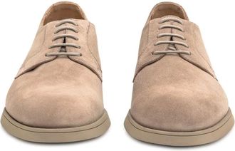 Doucal's Stringate in pelle scamosciata - Toni neutri