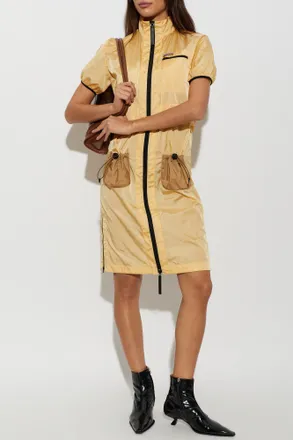 Marni Dress With Pockets, Womens, Yellow