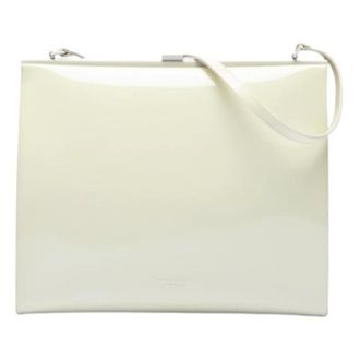 Saint Laurent Pre-owned PVC Schoudertas - Dames - Pre-owned - Wit - Maat: ONE Size Leer